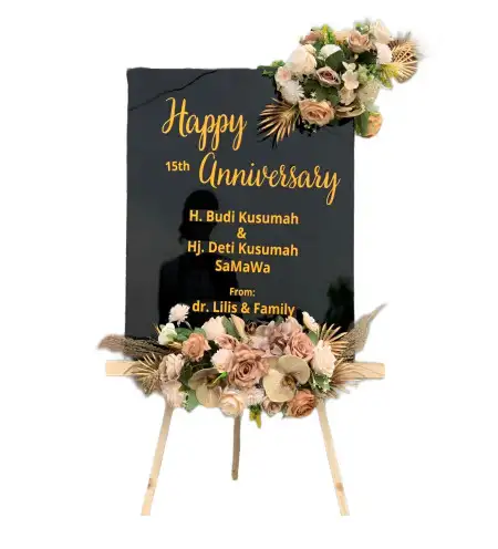 Papan Bunga Akrilik Kebon Kosong