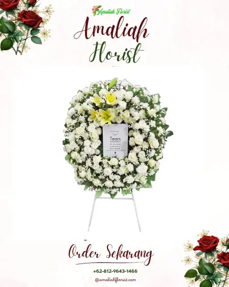 Krans Bunga Duka Kebon Kosong